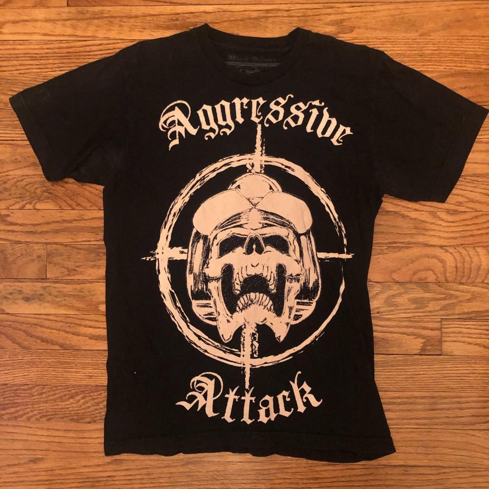 Black Helmet tee